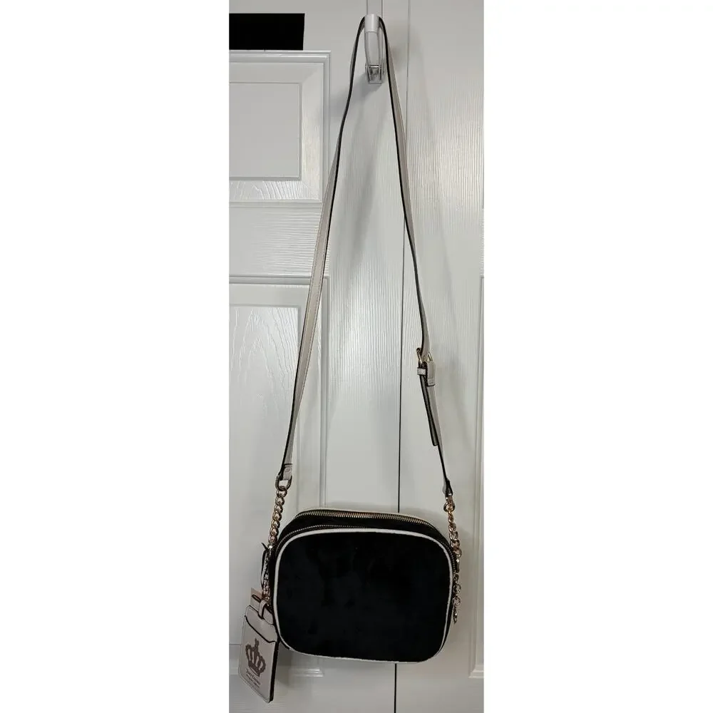 Scottie Dogs Camera Xbody Juicy Couture Crossbody Purse Black and White - NWT - Picture 12 of 16